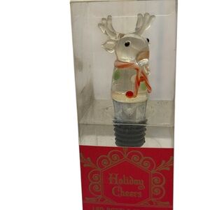 LED Reindeer Bottle Stopper Christmas Holiday gift